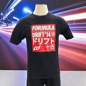 Formula Drift 2014 T Shirt FD Racing Japan Style Medium Black JDM Car Culture